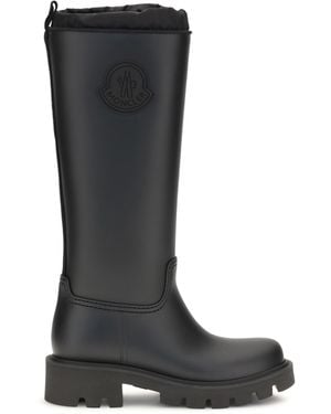 Moncler Waterproof Knee-High Kickstream Boots Upper: Pvc; Sole: Rubber - Black