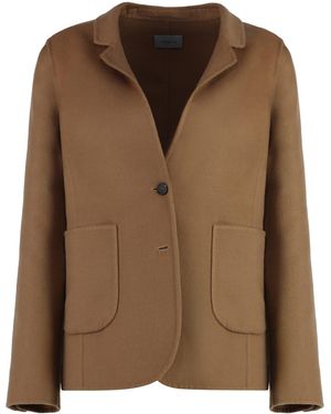 Malo Cashmere Blazer - Brown