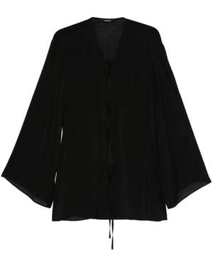 Bondi Born Tie-Detail Cover-Up - Black
