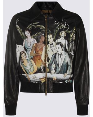 Amiri Leather Jacket - Black