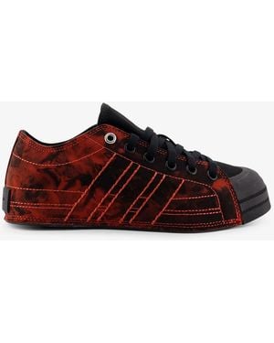 adidas Y-3 Nizza Lo Canvas Sneakers Cotton/Rubber Sneakers - Red