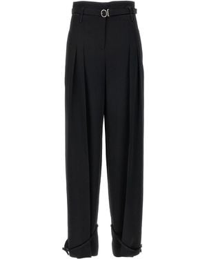 Jil Sander High-Waist Tailored Pants - Black