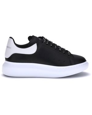 McQueen Leather Trainers - White