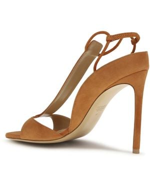Francesco Russo Sandals Suede Calf Leather - Natural