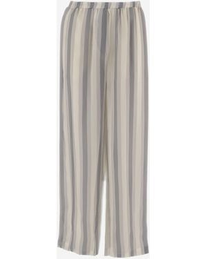 Frankie Shop Trousers Cupro - White