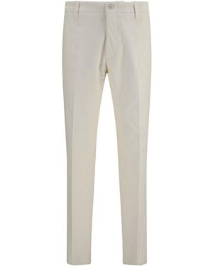Lardini Ribbed Viscose Pants - Gray