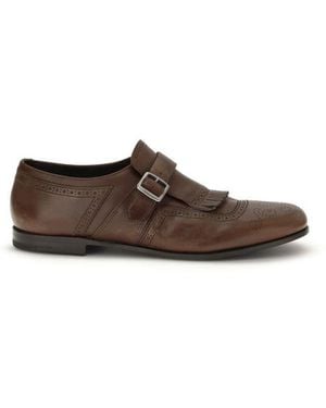 Church's Calf Leather Bos Taurus Slip-On Loafers - Brown