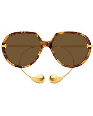 Bottega Veneta Sunglasses Havana- Eyewear - Brown