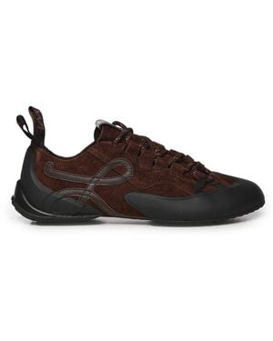 Loewe Suede Grip Trainer - Brown