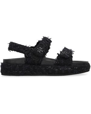 Tory Burch Sports Sandals Kira Wool - Black