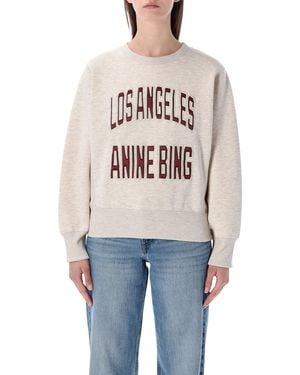 Anine Bing Harry Shrunken Sweatshirt - Blue