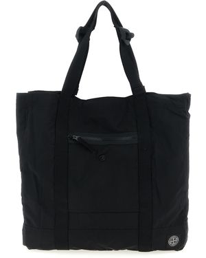 Stone Island '9200012' Shopping Bag - Black