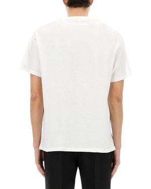 McQueen Jersey T-Shirt Cotton T-Shirts - White