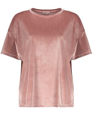 Herno Elegant Blouse With Short Sleeves - Pink