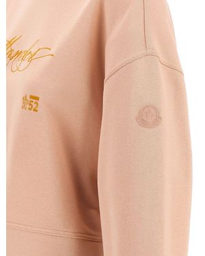 Moncler Embroidery Sweatshirt - Natural