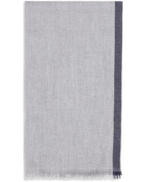 Brunello Cucinelli Cashmere Scarf - Gray