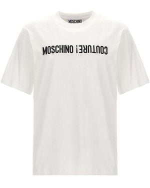 Moschino Upside Down Logo T-Shirt - White