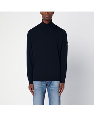 Stone Island Turtleneck Jumper - Black
