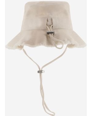 Jacquemus Le Bob Artichaut Hat Cotton - White