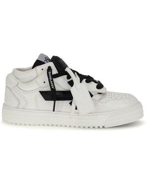 Off-White c/o Virgil Abloh Calf Leather Bos Taurus Athletic Trainers - Grey