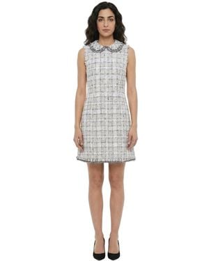 Dolce & Gabbana Dolce & Gabbana Textured Tweed Dress - White