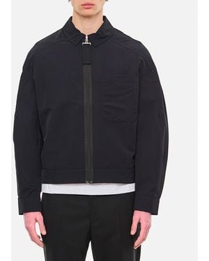 Jacquemus Linu Blouson, Long Sleeves, 100% Cotton - Black