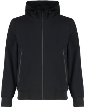 Rrd Technical Fabric Jacket With Hood - Black