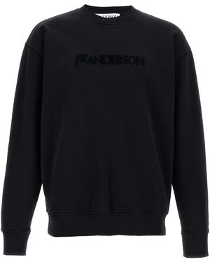 JW Anderson Logo Embroidery Sweatshirt - Blue