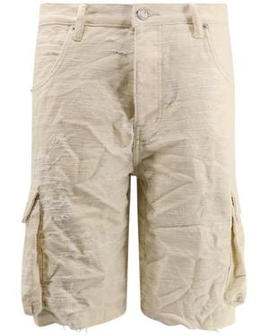 Purple Brand Bermuda Shorts - Natural