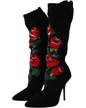 Dolce & Gabbana Heeled Boots - Black