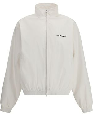 Balenciaga Windbreaker Jacket - White