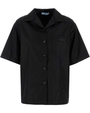 Prada Gabardine Shirt - Black