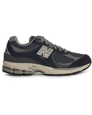 New Balance 2002 Suede Blend Sneakers - Black