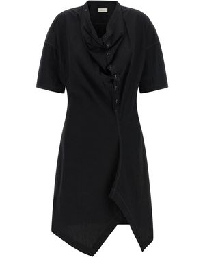 Lemaire 'Soft Collar' Dress - Black
