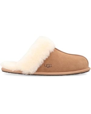 UGG Scuffette Ii Suede Mules Cow Hide Sandal - Brown