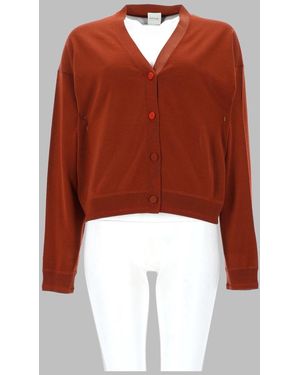 Paul Smith Wool Cardigan Merino Sweaters - Red