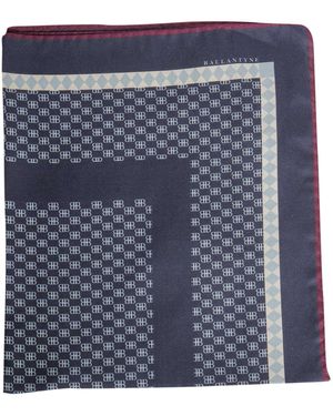 Ballantyne Printed Scarf - Blue