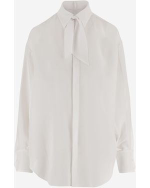 Sa Su Phi Silk Shirt - White