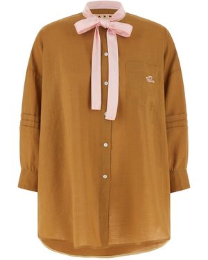 Marni Ramie Shirt - Brown