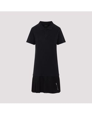 Balenciaga Layered Polo Mini Dress - Black