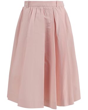 Prada Long Silk Skirt - Pink