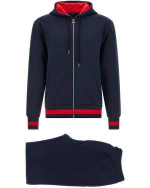 Kiton Cotton Tracksuit - Blue