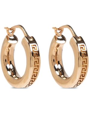 Versace Greca Earrings - Metallic