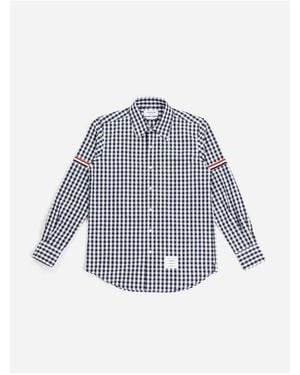 Thom Browne Straight Shirt - Blue
