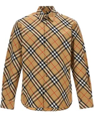 Burberry Check Shirt - Multicolor