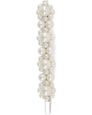 Simone Rocha Medium Flower Hair Clips - Metallic
