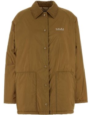 Prada Camel Re-Nylon Jacket - Green