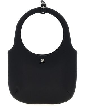Courreges Holy Handbag - Black