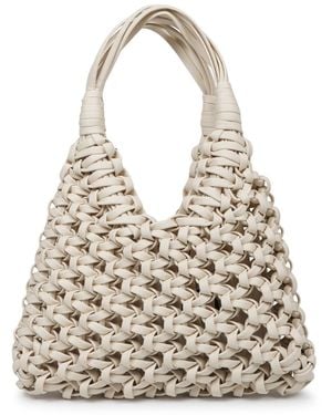 HIBOURAMA Leather Handbag Vannifique Handbags - Natural