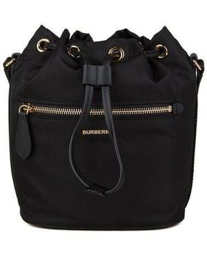 Burberry Bucket Bag Polyamide (Nylon) Bucket-Bags - Black